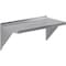 Amgood 14 in. x 30 in. Stainless Steel Wall Shelf With Squared Edge AMG WS-SQ-1430 - alternate 1